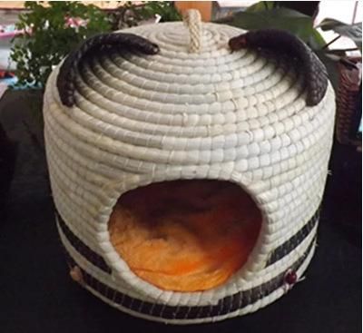 Best Selling Handmade Straw Pet Cat House