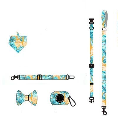 Custom Print Logo Wholesale Running Training Dog Harness Dog Leash and Collar No Pull Dog Harness