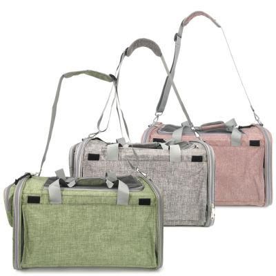 Hot Selling Large Space Portable Breathable Outdoor Travel Bag Pet Car Carrier