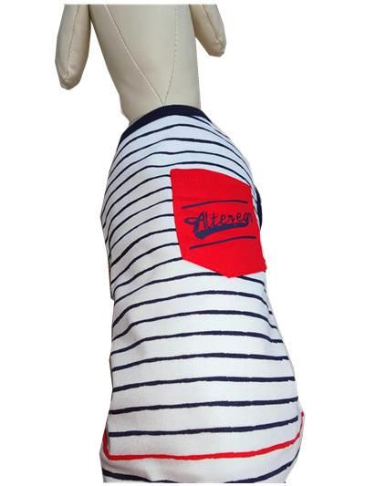 Strip Fashion Designer Dog Clothes Dog Shirt Dog Tank Pet Clothing