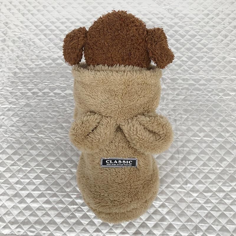 Fleece Dog Accessories Hoodie Winter Pet Products Dog Soft Clothes
