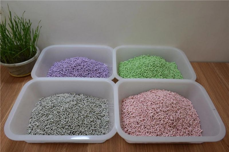 Peach Scent Tofu Cat Litter - Clump, Odor Control and Flushable