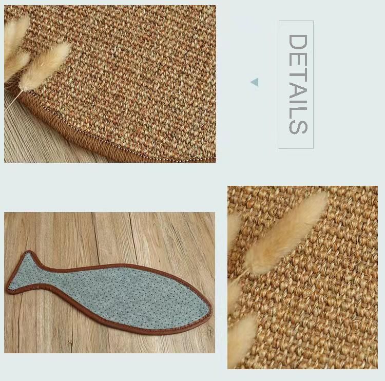 Natural Sisal Carpet Cat Play Rug Scratching Mat Pets training Carpet