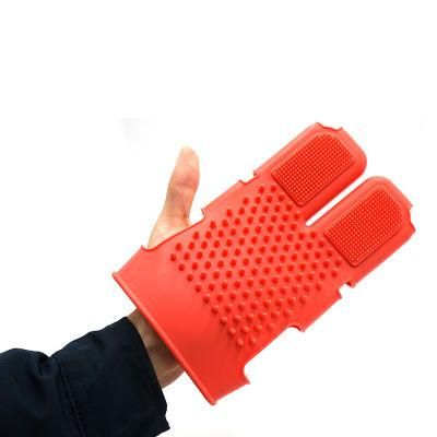 Soft Silicone Massage Glove Cleaner Body Massager Brusher Silicon Massage Glove