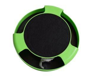 Catch-The-Mouse Toy Motion Cat Toy Cat Interactive Toys with a Running Mouse and a Scratching Pad Catch The Mouse Cat Scratch