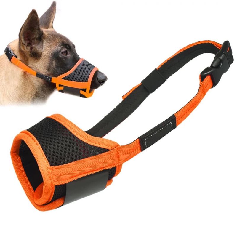 Breathable Mesh Dog Muzzle Anti Bark Mouth Mask Pet Mouth Cover