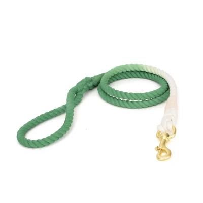 Custom Durable Soft and Skin-Friendly Multiple Color Durable Cotton Dog Pet Leash