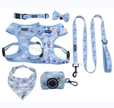 Custom Neoprene Luxury Nylon Adjustable Reversible for Dog Harness