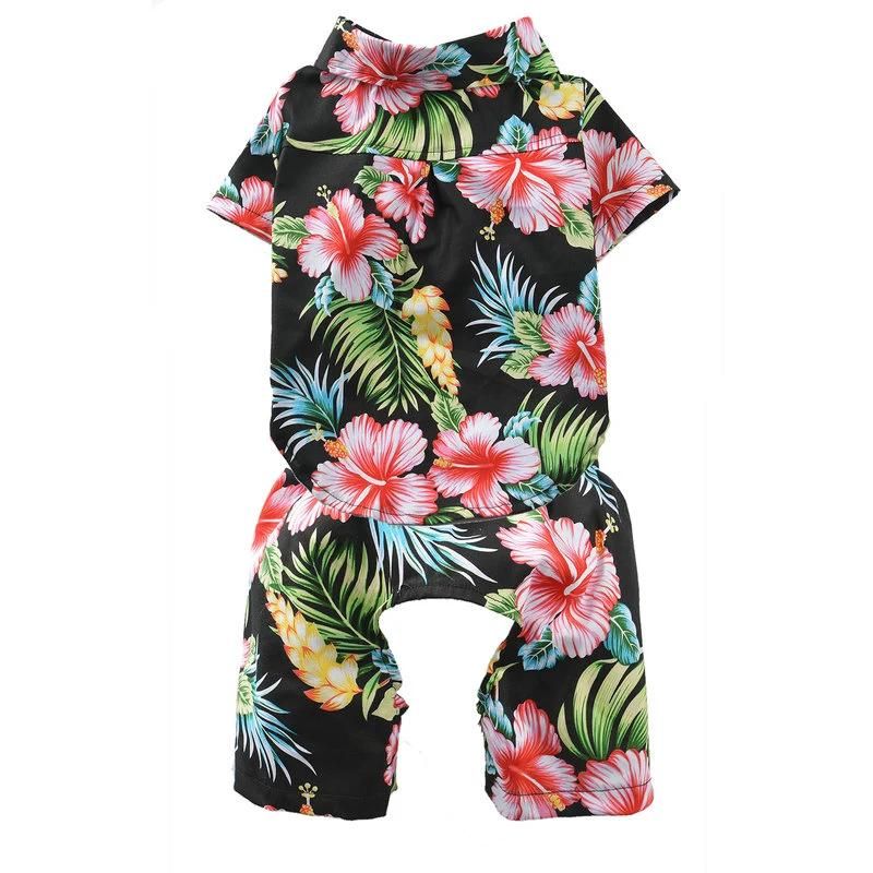 Hawaii Style Breathable Sweat-Absorbent Pet Clothes Dog Shirt Beach Wear