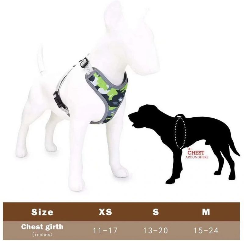 No Pull Dog Harness Anti-Escape Soft Adjustable Harness Vest-Style Safety Belt
