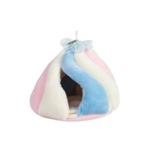 Manufactory Pet House Guinea Pig Cage Hamster Cotton Candy Colored Hammock Hanging Nest Pet Toy