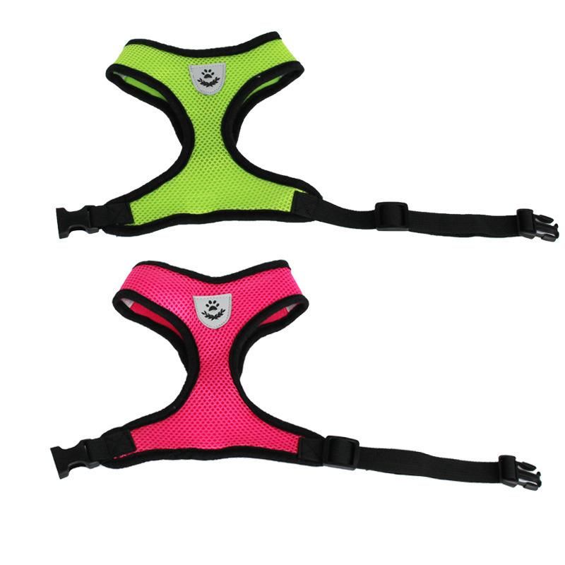 Wholesale Dog Vest Pet Clothes Pet Breathable Mesh Dog Vest Harness with Dog Leash