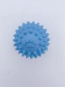 TPR Durable Interactive Floating Soft Squeaky Teeth Cleaning Rubber Spiky Chew Dog Toy