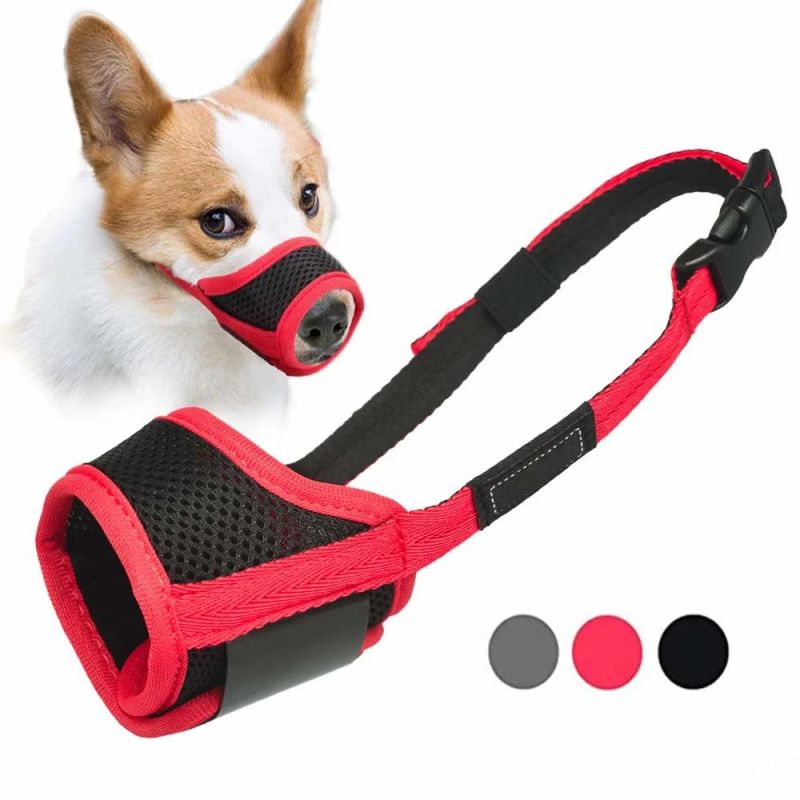 Breathable Mesh Dog Muzzle Anti Bark Mouth Mask Pet Mouth Cover