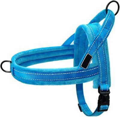 Easy for Walking Training Soft Velvet Dog Harness