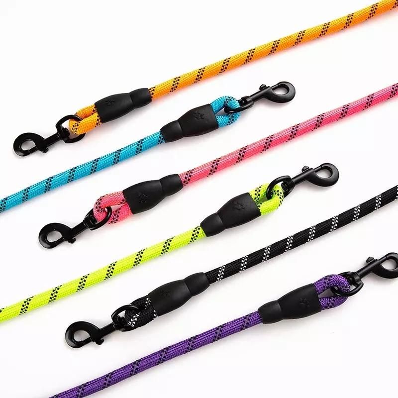 Outdoor Pet Products Durable Comfortable Nylon Hand Free Dog Rope Collar Leash