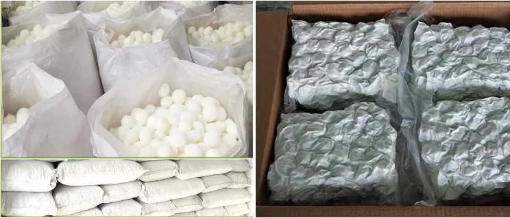 White Fiber Ball Filter Material for Hot Spring Swimming Pool Water Filtration Fiber Ball Filler Biochemical Bacteria Culture Cotton Ball Filtration