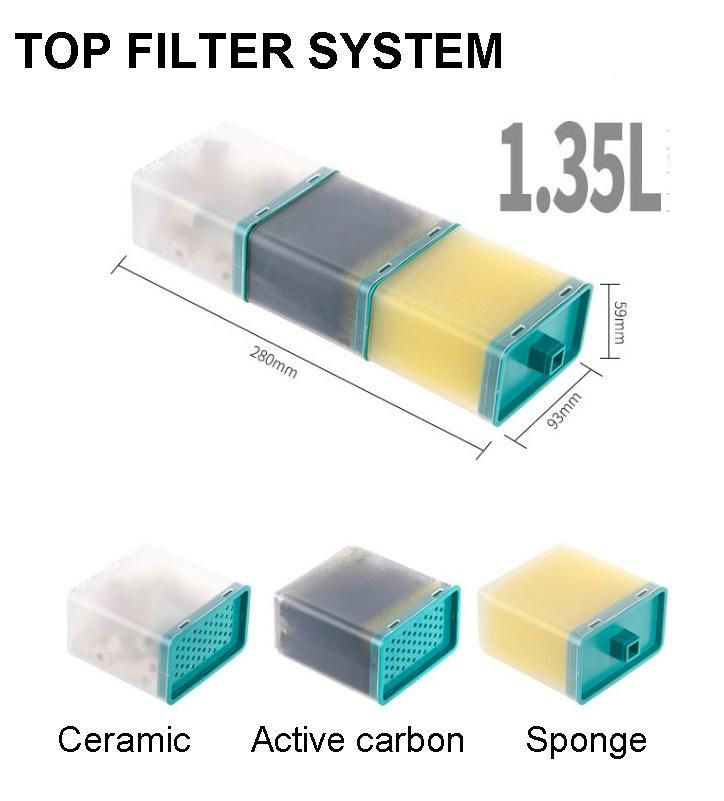 10-Gallon Aquarium Tank Kit with Power Filter and Light
