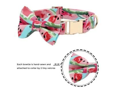 Soft Comfortable Top Quality Polyester Adjustable Dog Training Collar with Logo Printed