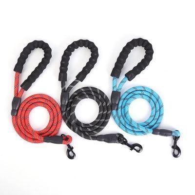 Pet Leash to Prevent Collision Reflective Nylon Rolled Rope