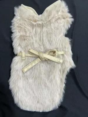 The Lady&prime;s Fur Coat for The Lady Pet Wholesale Fur Pet Clothes