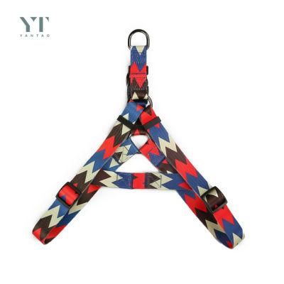 Quick Release Fancy Personalized Safety Strap Pet Chest Sublimation Hiking Dog Backpack Strap Harness