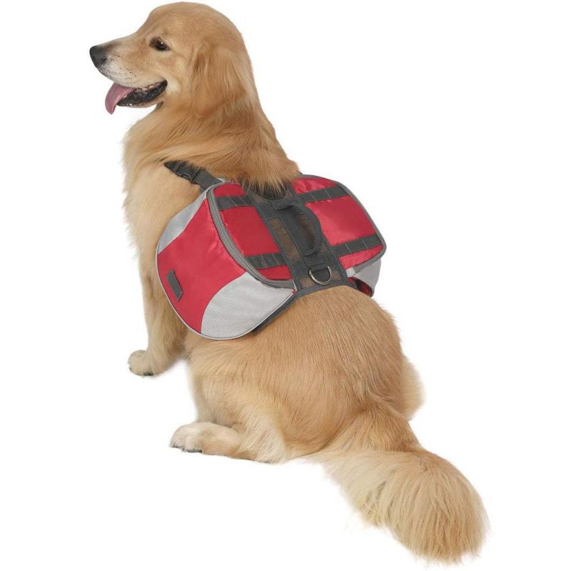 Adjustable Service Dog Supply Backpack for Camping Hiking Training