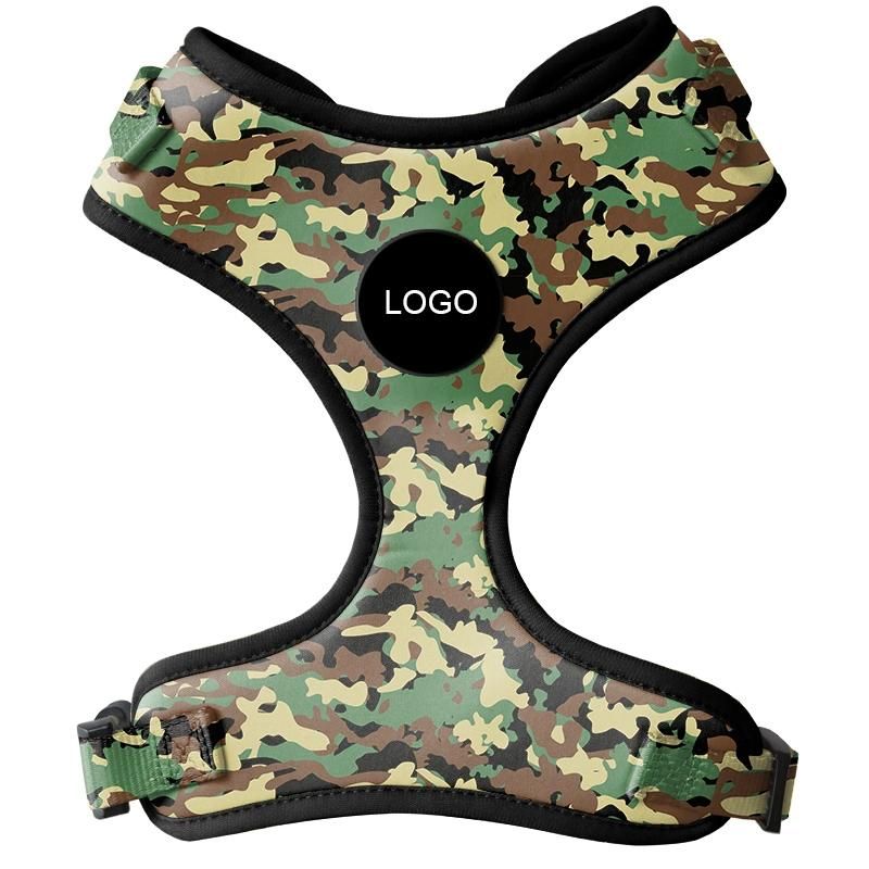 Camouflage Rose Red Pet Harness, Camouflage Series Dog Harness