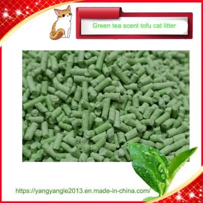 Quality Green Tea Tofu Cat Litter with Factory Direct Sell