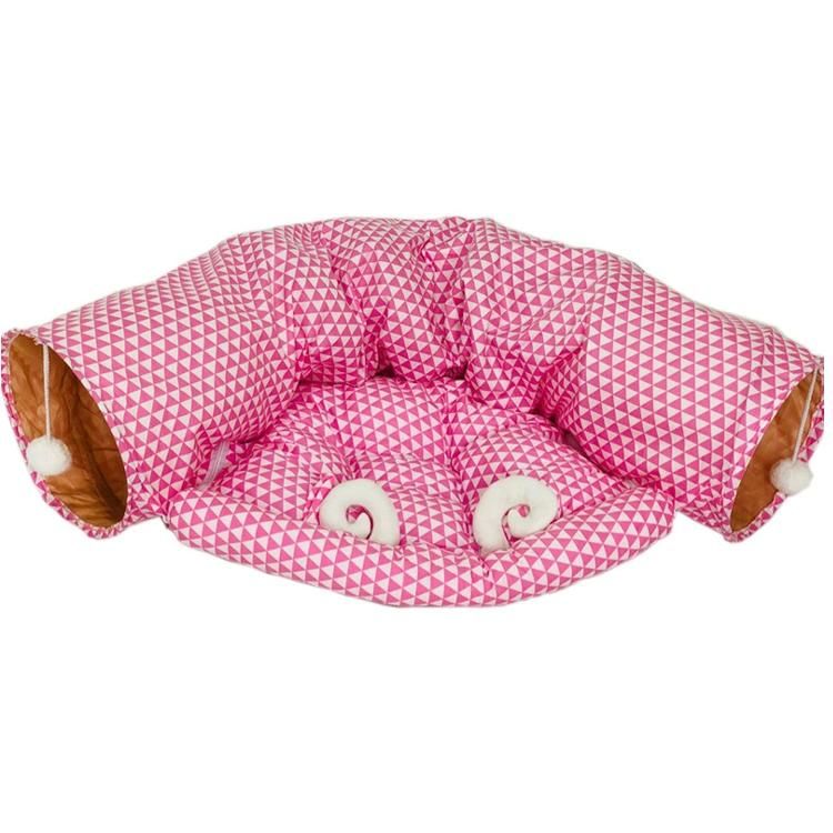 Hot Sale Luxury Warm and Durable Collapsible Cat Tunnel Bed