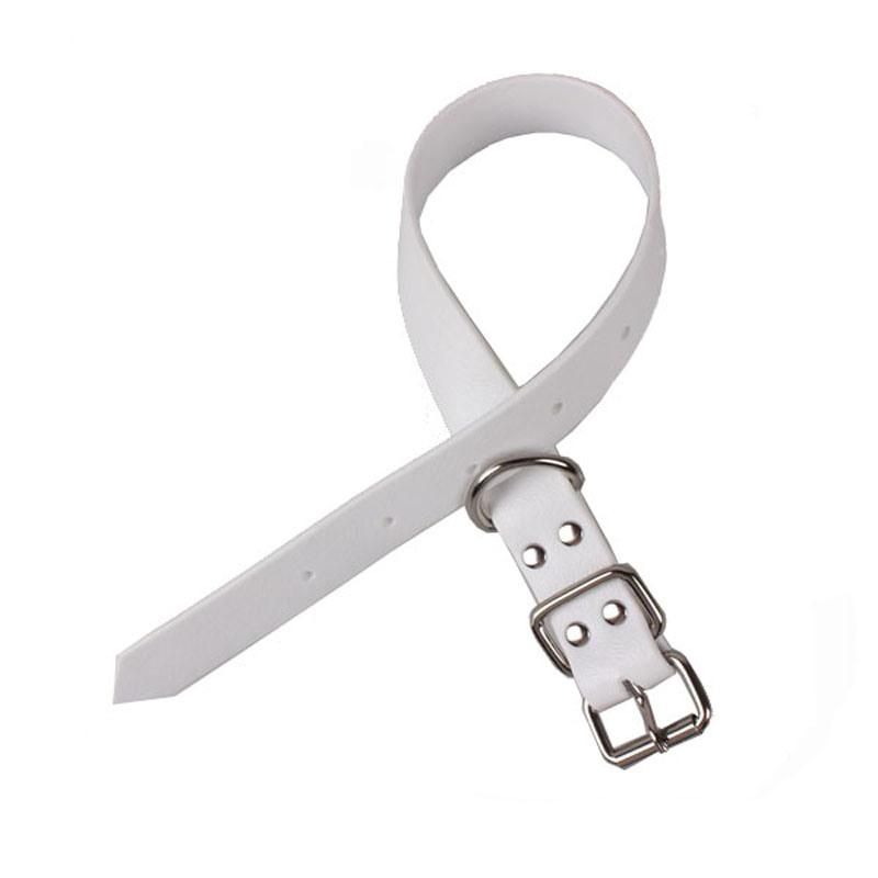 Wholesale Pet Accessories Supplier Solid Color Personalized Waterproof Plastic PVC Dog Training Collar