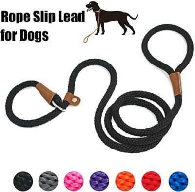 Well Made Slip Lead Soft Rope Dog Leash Soft Mountain Climbing Rope Leash