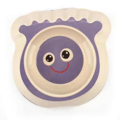 Lovely Cute Bamboo Fiber Pet Cat Food Bowls