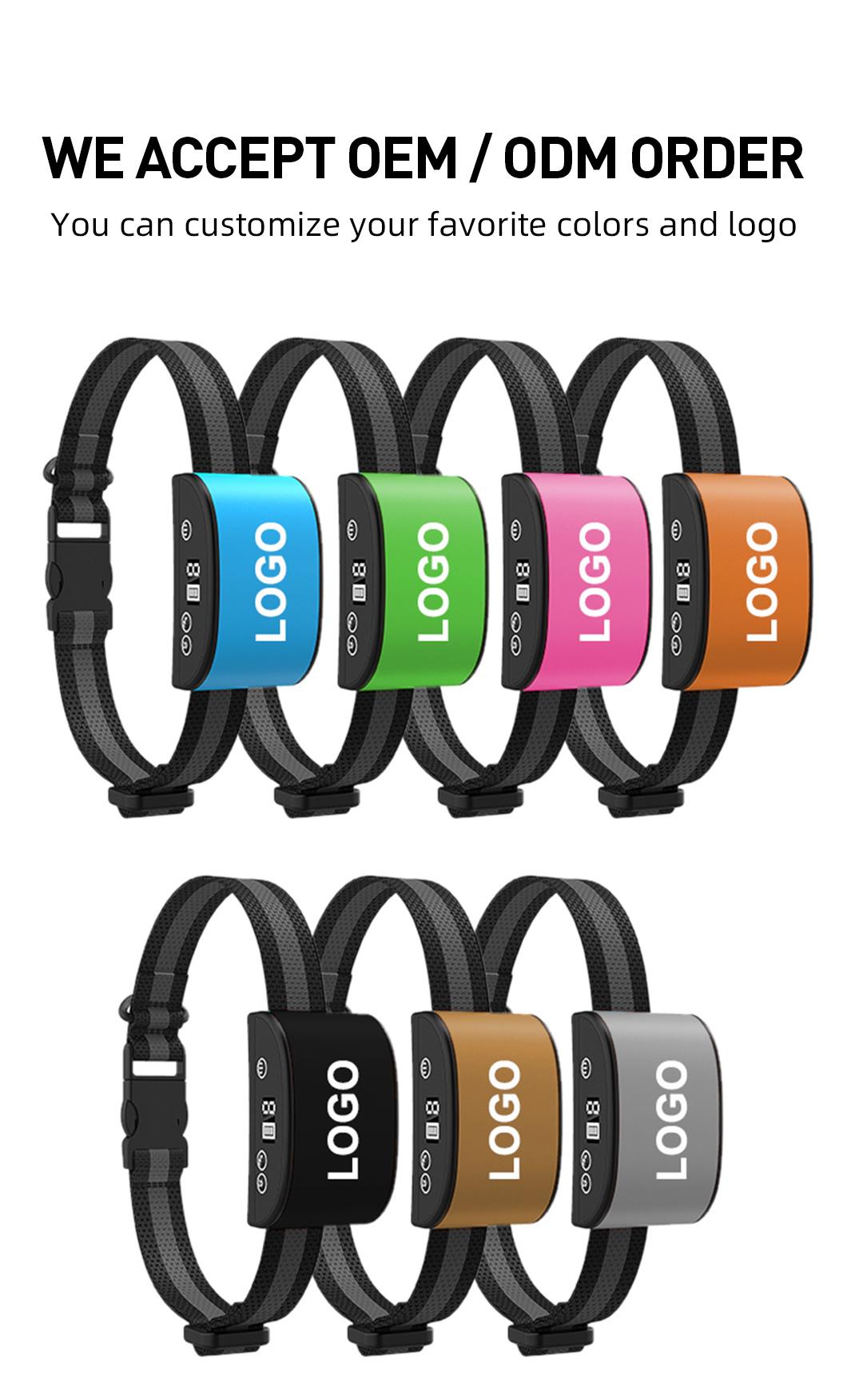 Waterproof Amazon Top Seller Rechargeable and Waterproof Shock Vibration Anti-Bark No Barking Dog Training Control Collar