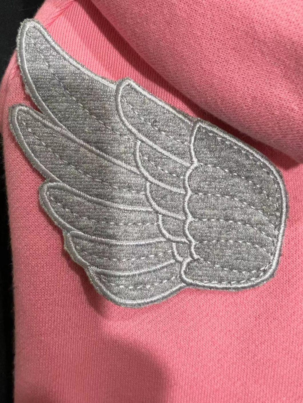Pink Puppy Clothing with Wing Cut Dog Clothes Hoodie Vest