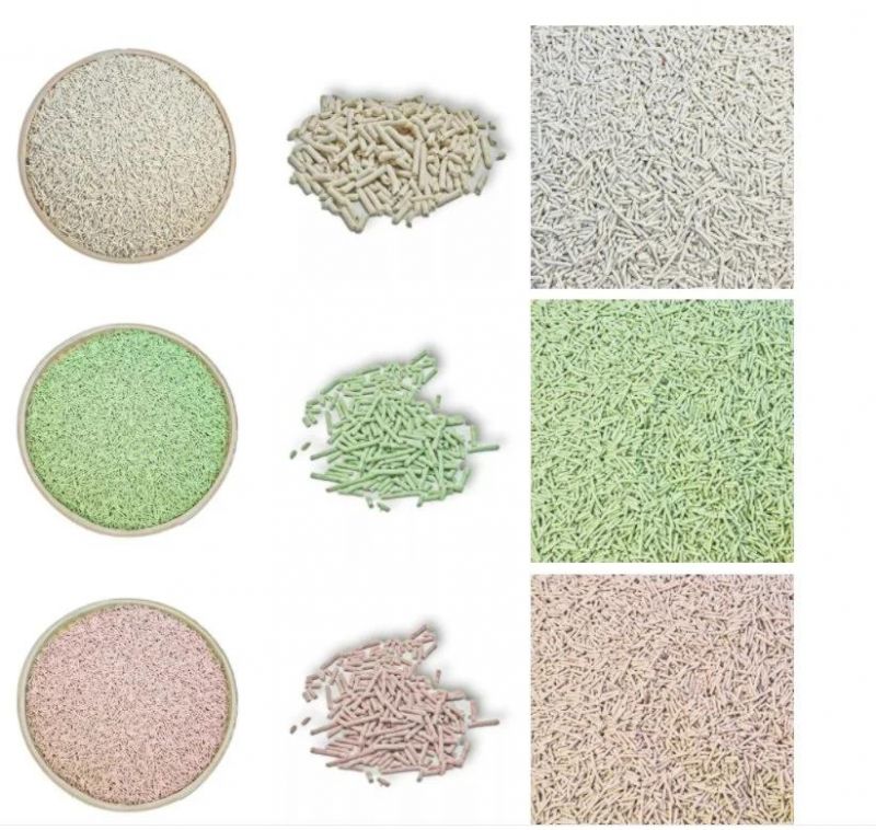 Factory Wholesale Multicolor Flavored Tofu Cat Litter