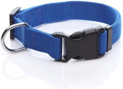 OEM ODM Factory Durable Adjustable Nylon Dog Collar Walking Dogs