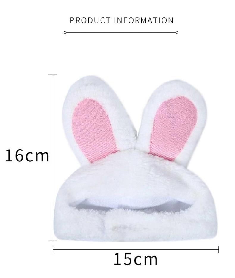 Wholesale Creative Modeling Cute Pet Rabbit Ear Hats Cross-Dressing Hats Cat Headwear Performance Props Pet Hats