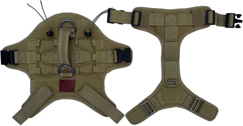 Spupps Tactical Dog Training Vest for Dogs Adjustable K9 Dog Hiking Harness Working Vest