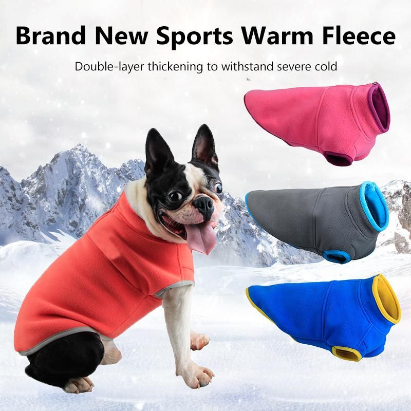 Amazon Factory Direct Sale, Pet Dog Clothing Autumn Winter Thickening Pet Cashmere Hoodie Clothing//