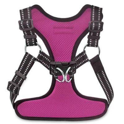 All Weather Adjustable Lightweight Breathable Reflective Step-in Dog Harness Vest