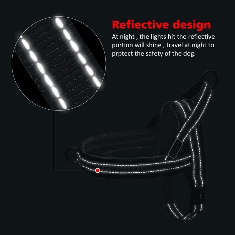 Escape Proof/Quick Fit Reflective Dog Strap Harness