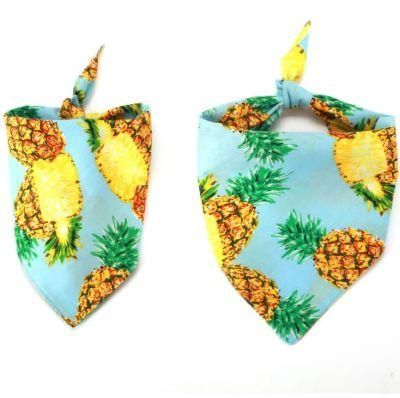 Dog Pineapple Bandana Pet Ananas Triangular Binder