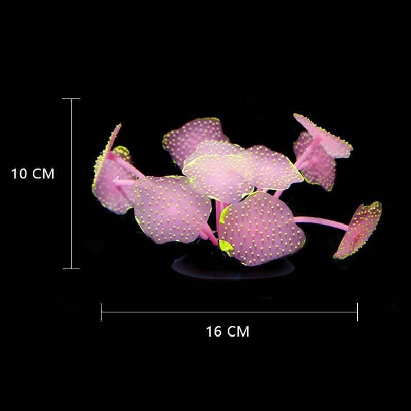 Silicone Coral Aquarium Decoration Artificial Sucker Coral Fish Tank