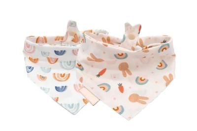 Customized Design and Printing Colorful Multi-Purpose Cotton Pet Dog Bandana Reversible Dog Bandana with Logo