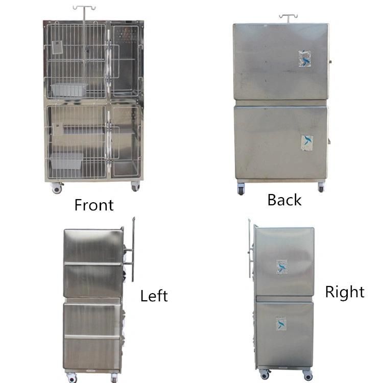 Hot Sale Large Animal Cage Veterinary Pet Cage Stainless Steel Cat Pet Cage House Dogs