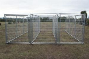 Dog Kennel or Dog Cage /Stackable Folded Galvanized Steel Welded Storage Cage