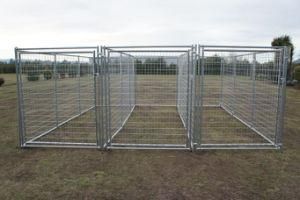 Dog Kennel or Dog Cage /Stackable Folded Galvanized Steel Welded Storage Cage