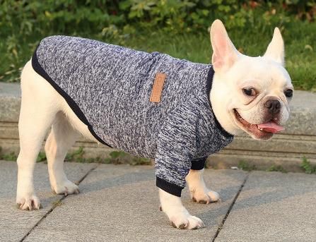 Classic Knitwear Sweater Fleece Coat Soft Thickening Warm Shirt Winter Pet Dog Cat Clothes, Puppy Costume Clothing for Small Dog