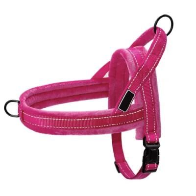 Simple Adjustable Durable Safe Walking Pet Harness with Sturdy Reflective Stitching